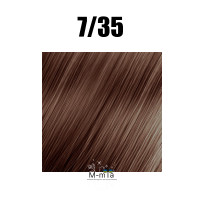 Крем-фарба для волосся Nouvelle Hair Color 100 мл, 7/35 Середньо-золотистий русявий червоне дерево